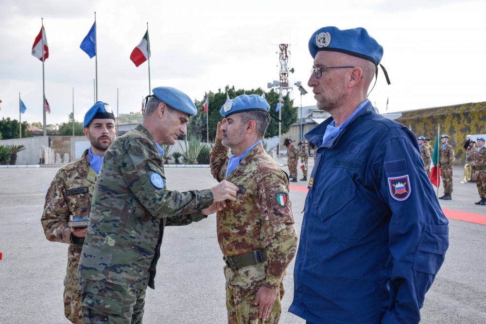 Libano: I Militari Italiani Di UNIFIL Decorati Con La Medaglia