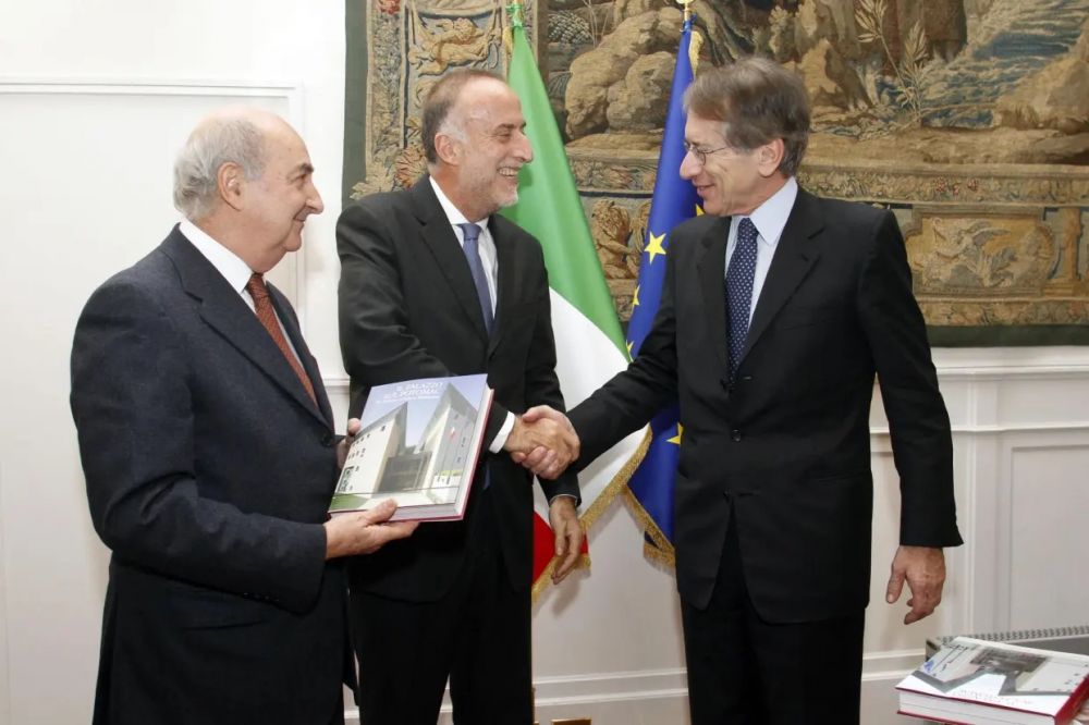 L’amb. Cortese con Colombo e l’ex ministro Terzi di Sant’Agata